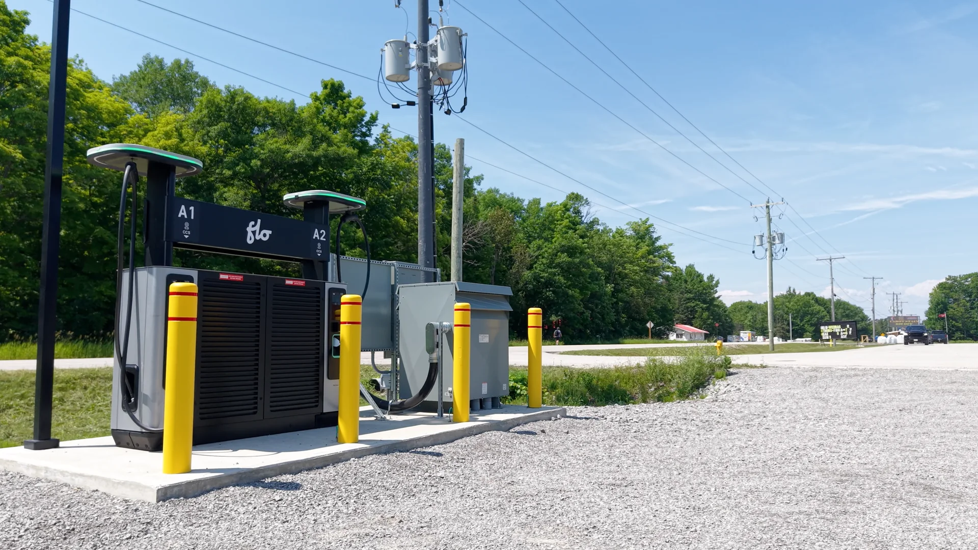 FLO EV fast charging equipment
