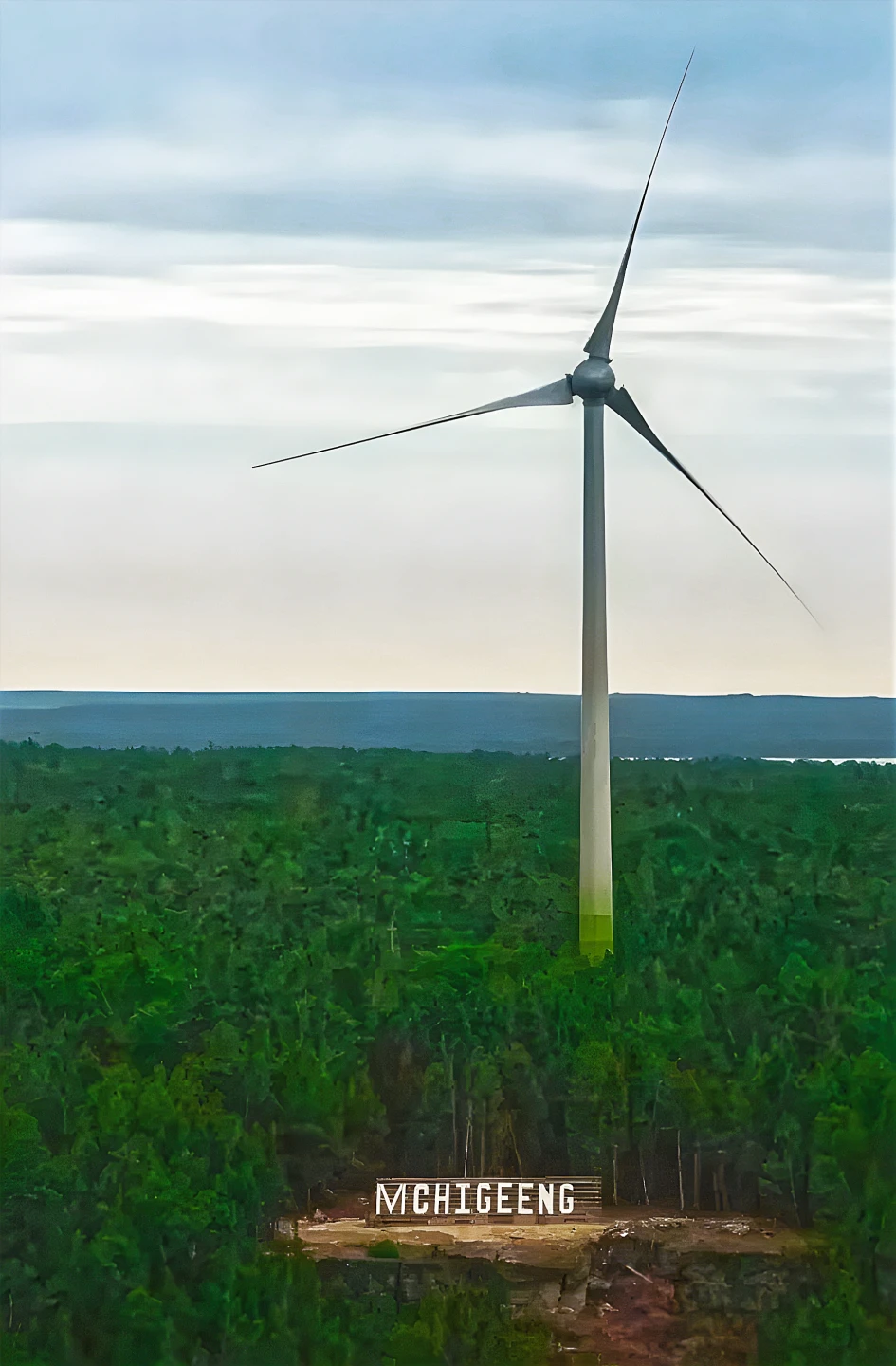 M’Chigeeng wind turbine